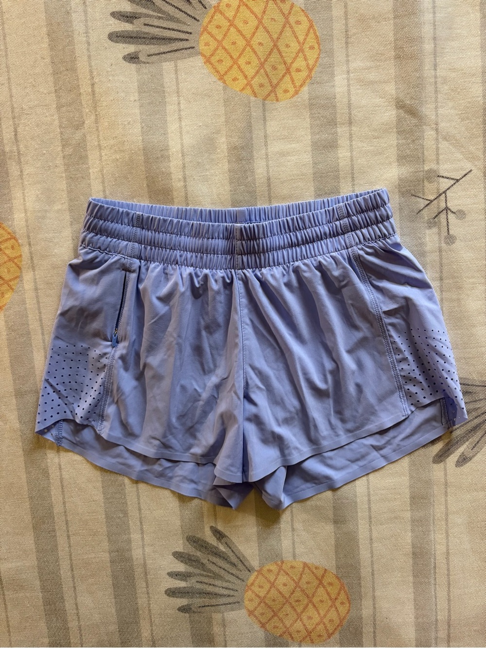 Athleta blue running shorts